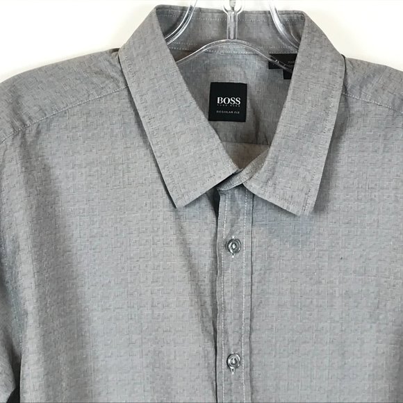 Size XL Hugo Boss Lucas Regular Fit Sport Shirt - Picture 2 of 3
